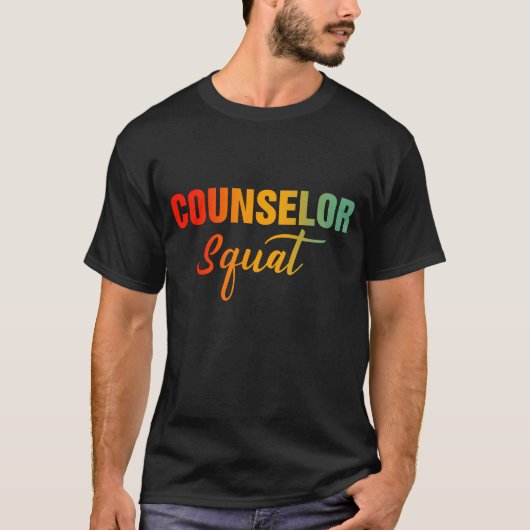 カウンセラー分隊チームスクールカウンセラーの初日 Tシャツ (正面)