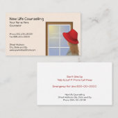 カウンセラー名刺 名刺 (正面/裏面)