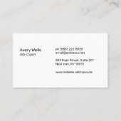 カウンセラー巻き川ホライズンロゴ 名刺 (裏面)