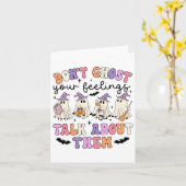 カウンセラー感じの話を幽霊するな カード (黄色い花)