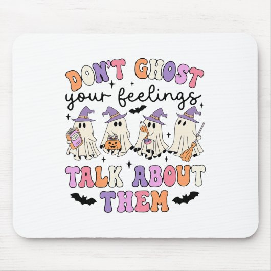 カウンセラー感じの話を幽霊するな マウスパッド (正面)