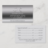 カウンセラー、トーキングヘッドアポイントメントカード 名刺 (正面/裏面)