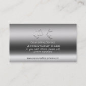 カウンセラー、トーキングヘッドアポイントメントカード 名刺 (正面)