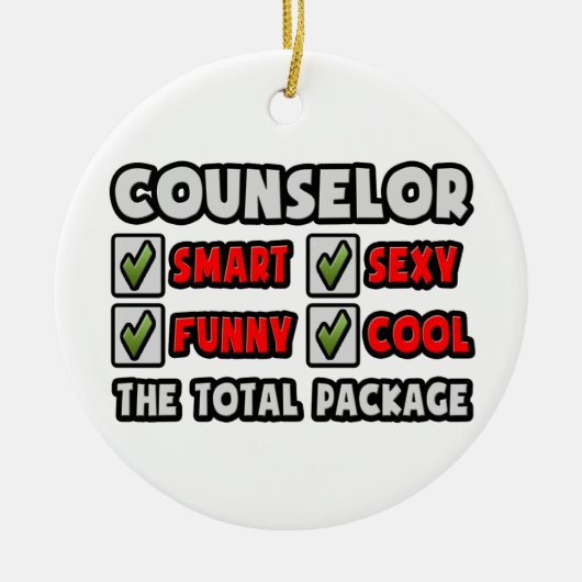 カウンセラー…パッケージの合計 セラミックオーナメント (正面)