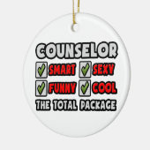 カウンセラー…パッケージの合計 セラミックオーナメント (左)