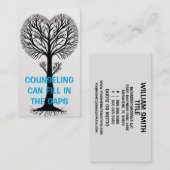 カウンセリングはギャップを埋めることができる 名刺 (正面/裏面)