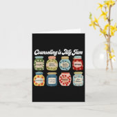 カウンセリングは私のジャム、カウンセラーのグラード、学校のサイケ カード (黄色い花)