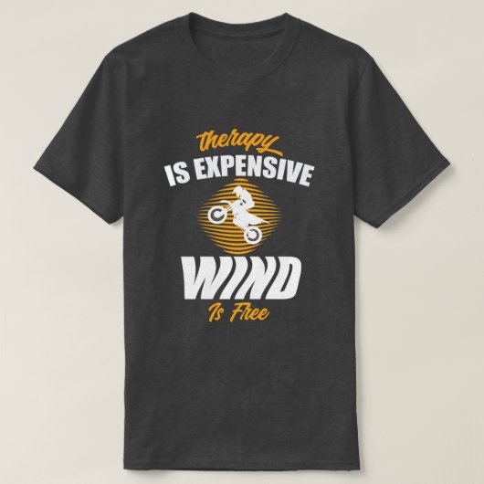 カウンセリングは高い、風は無料 Tシャツ (デザイン正面)