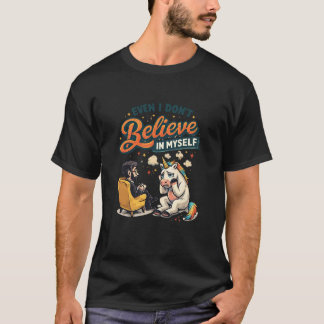 カウンセリングを受ける落胆したユニコーン Tシャツ