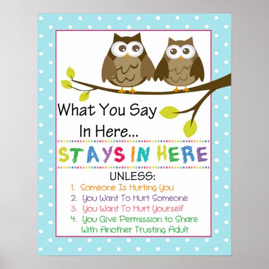 カウンセリングオフィス秘匿性ポスター ポスター