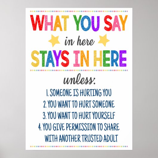 カウンセリングオフィス秘匿性ポスター ポスター (正面)