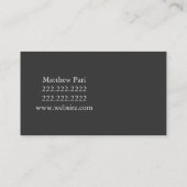 カウンセリンググループライフコーチセラピーセラピスト 名刺 (裏面)