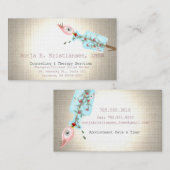 カウンセリングセラピー業務 予約カード (正面/裏面)