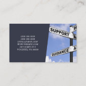 カウンセリングライフコーチセラピストメンタルヘルス 名刺 (裏面)