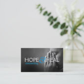 カウンセリングライフコーチセラピーセラピスト 名刺 (スタンド正面)