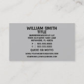 カウンセリング根を持つ脳の形をした木 名刺 (裏面)