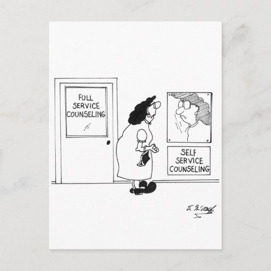 カウンセリング カートゥーン 4967 ポストカード (正面)