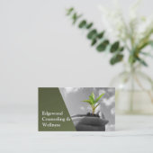 カウンセリング、セラピスト、スピリチュアル、ライフコーチ、 名刺 (スタンド正面)