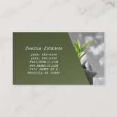 カウンセリング、セラピスト、スピリチュアル、ライフコーチ、 名刺 (裏面)