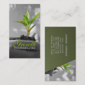 カウンセリング、セラピスト、スピリチュアル、ライフコーチ、 名刺 (正面/裏面)