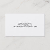 カウンセリング、ライフコーチ、セラピー、セラピスト、 名刺 (裏面)