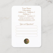 カウンセリング – 名刺 (裏面)