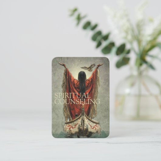 カウンセリング – 名刺 (スタンド正面)