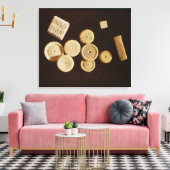 カウンタとサイコロ, Gallo-Roman キャンバスプリント (インサイチュ (リビング))