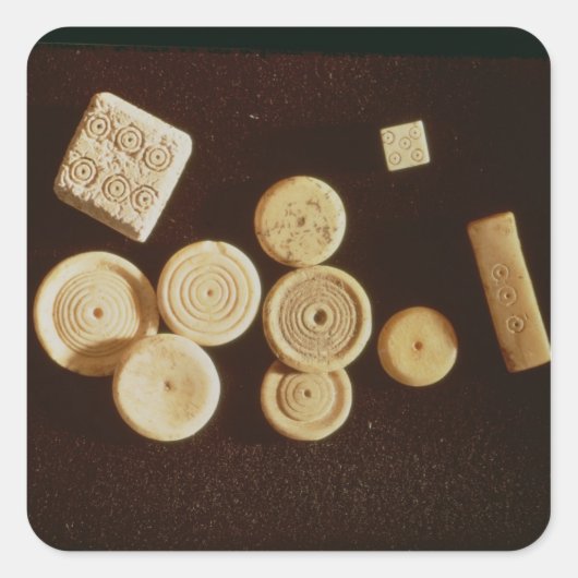 カウンタとサイコロ, Gallo-Roman スクエアシール (正面)