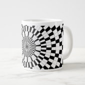カウンタらせん状 ジャンボコーヒーマグカップ (正面右)