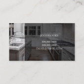 カウンタートップ家庭改装建築事業 名刺 (裏面)