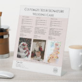 カウンターペデスタル標識 台座サイン (インサイチュ)