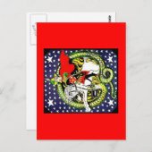 カウンター革命的ドラゴンを殺すトロツキー ポストカード (正面/裏面)