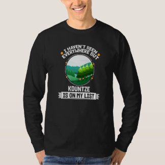 カウンツェは私のリストに載っています 自然 屋外 樹木 野生生物 Tシャツ