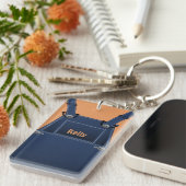 カウンティフォークオーバーオーカスタムルキーチェーン キーホルダー (正面右)