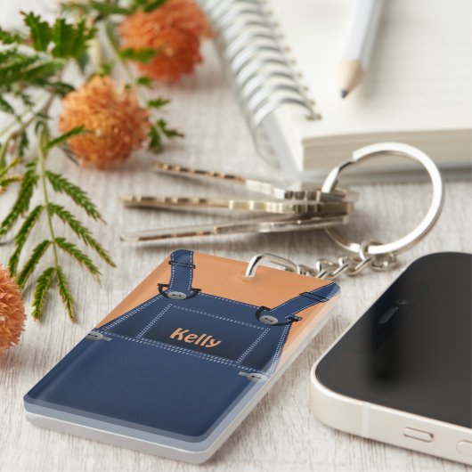 カウンティフォークオーバーオーカスタムルキーチェーン キーホルダー (正面右)