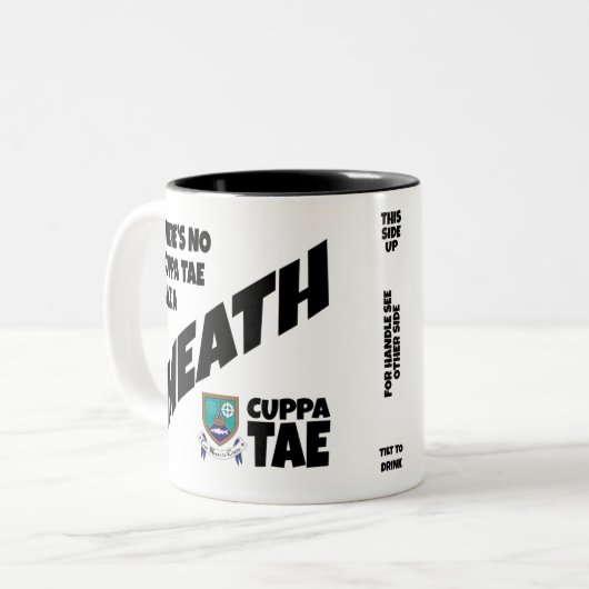 カウンティミースアイルランドツートーンコーヒーマグ ツートーンマグカップ (正面左)