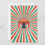 カウンティーフェアの誕生日のパーティの招待状 招待状 (裏面)