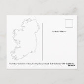 カウンティー・クレア・パウンアブロン・ドルメン ポストカード (裏面)