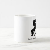 カウントされるために立ち上がれ コーヒーマグカップ (中央)