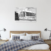 カウントのために建てられたトラウトソン宮殿のビュー キャンバスプリント (インサイチュ (寝室))