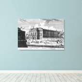 カウントのために建てられたトラウトソン宮殿のビュー キャンバスプリント (インサイチュ (ウッドフロア))