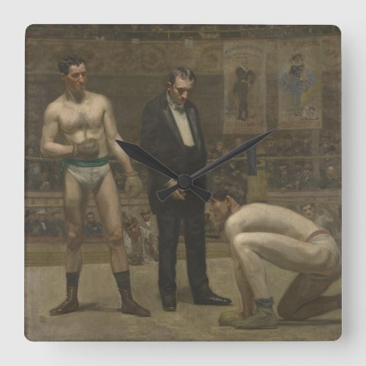 カウントの取得 スクエア壁時計 (正面)