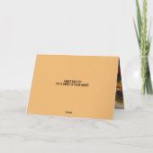 カウントカボチャのホリデーカード カード (裏面)