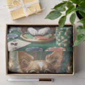 カウントカードスティームパンクチワワトランプのポーカーボス 薄葉紙 (ギフト)