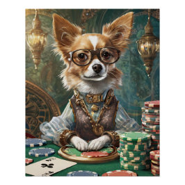 カウントカード、ステームパンクChihuahua ポスター