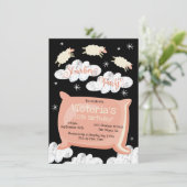 カウントシープスランバーパーティー誕生日招待状 招待状 (スタンド正面)