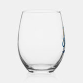 カウントダウンお祝い：最後のトースト ステムなしワイングラス (右)