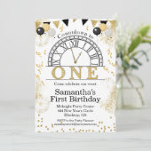 カウントダウンから1への誕生日招待状 招待状 (スタンド正面)