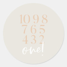 カウントダウンステッカー